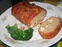 Baconba tekert húspástétom