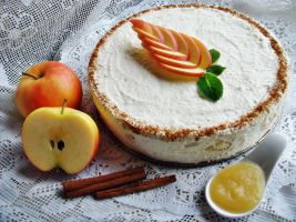 Almakrém torta