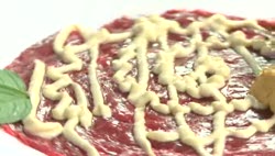 Carpaccio dijoni mustármártással